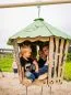 Preview: Hanok play area detail of swinging jungle hut with children Preview: Hanok play area detail of swinging jungle hut with children